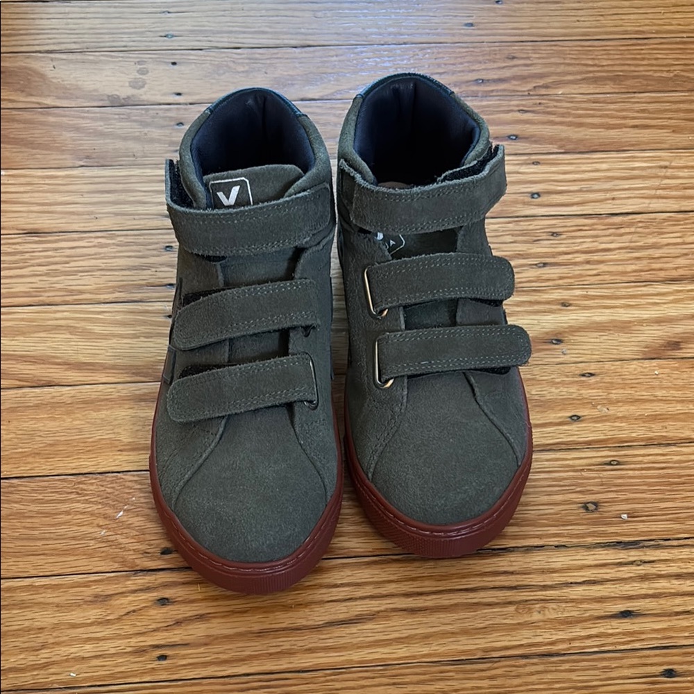 Veja Kids' Green High-Top Sneakers